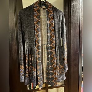 Anthropologie long cardigan xs